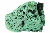 Fluorescent Cerussite Crystals on Malachite - Congo #130491-3
